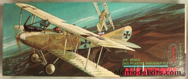 Aurora 1/48 Albatross C-III - (Albatros CIII), 142-98 plastic model kit